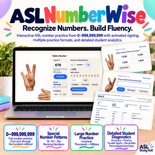 ASL Numbersense